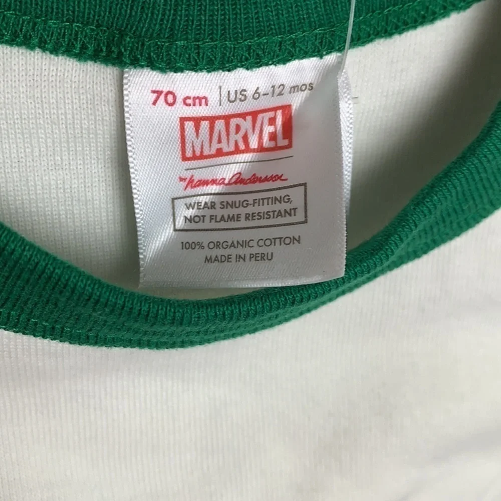 Hanna Andersson Marvel Groot Long John Pajamas